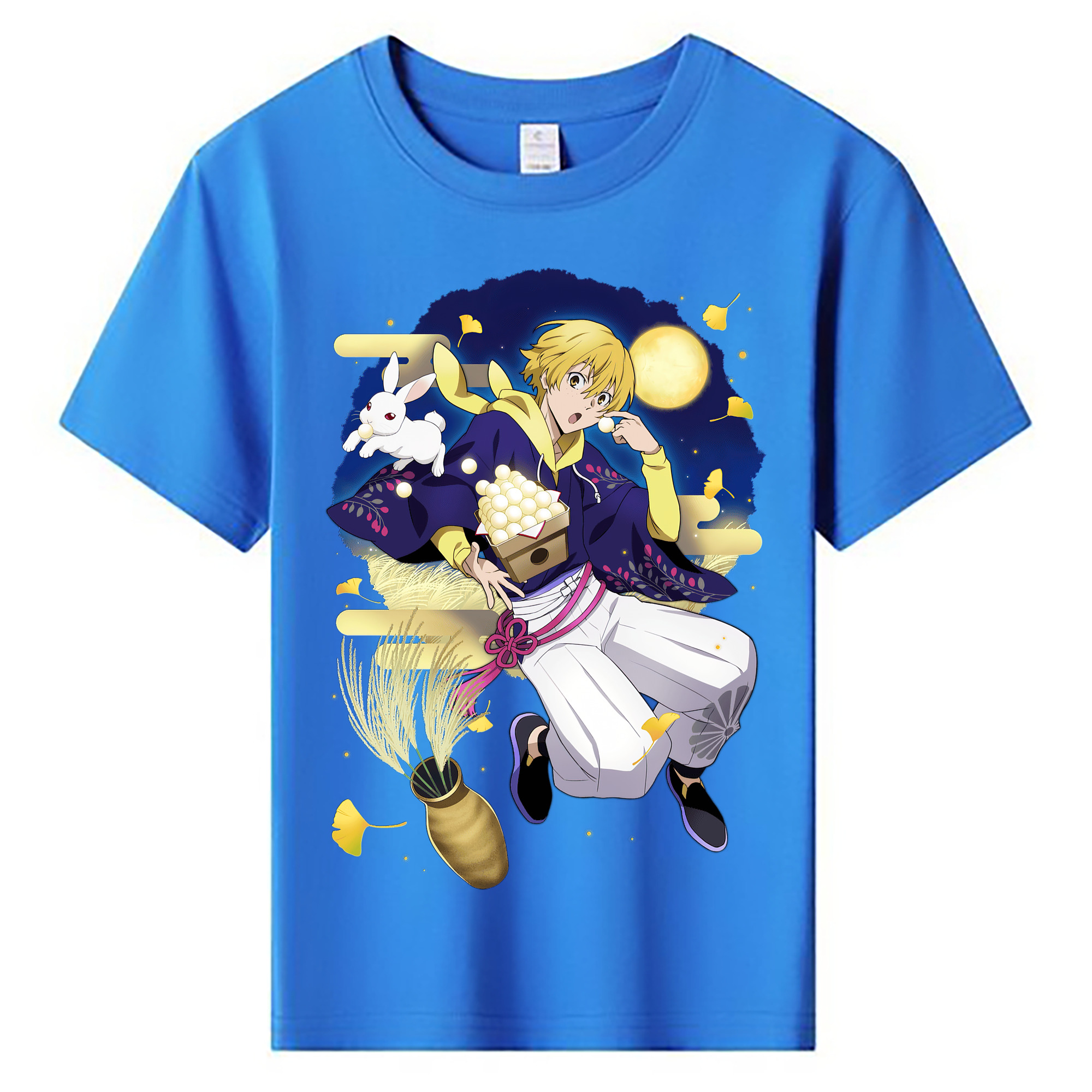 （画像用） 文豪ストレイドッグス Bungo Stray Dogs 綿100％キッズTシャツ（フロントプリント）